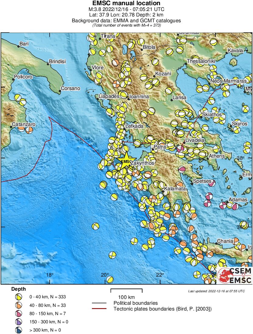 Regional moment Tensor