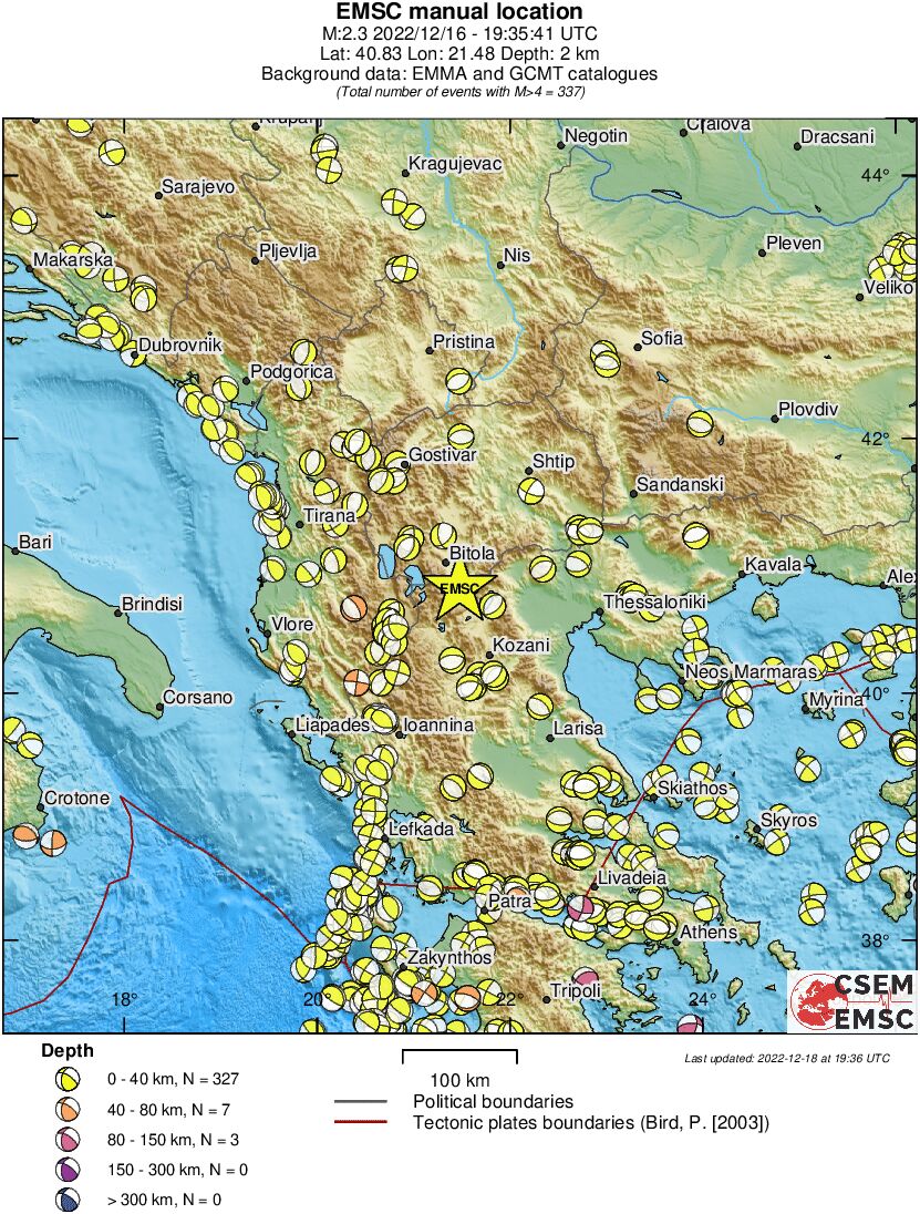 Regional moment Tensor