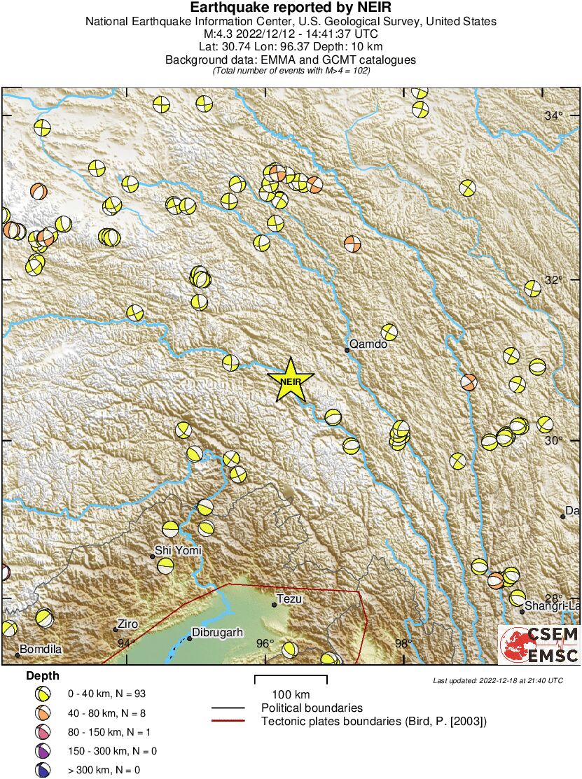 Regional moment Tensor