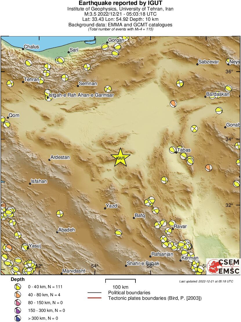 Regional moment Tensor