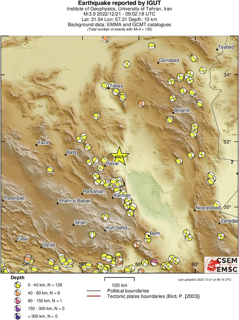 Regional moment Tensor
