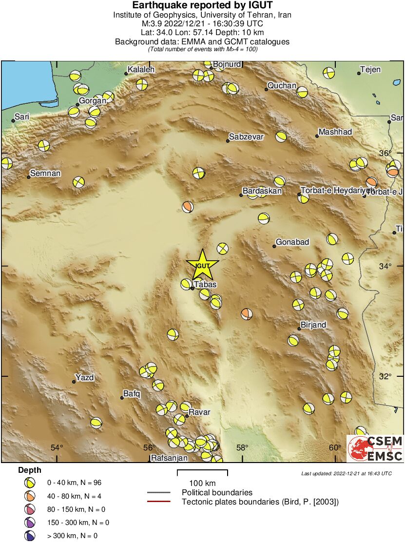 Regional moment Tensor