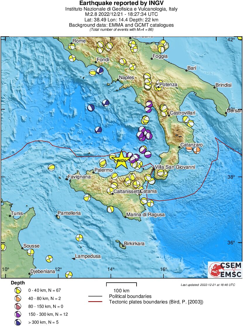 Regional moment Tensor