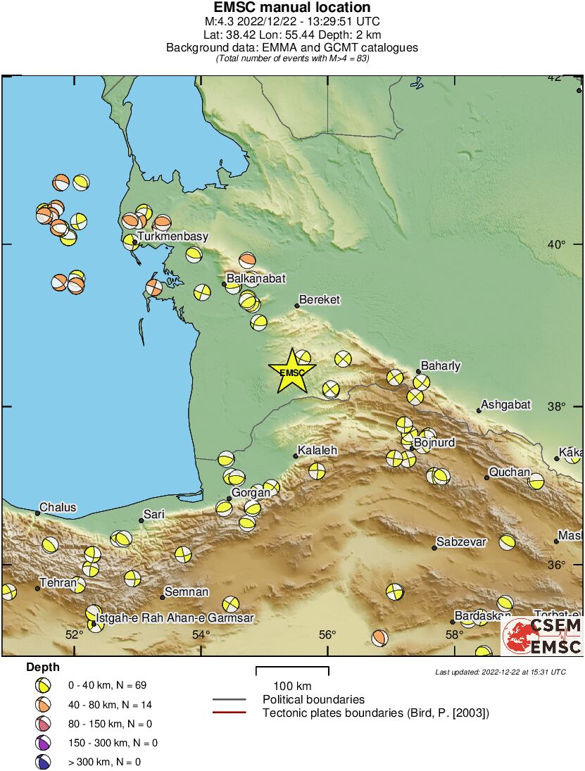 Regional moment Tensor