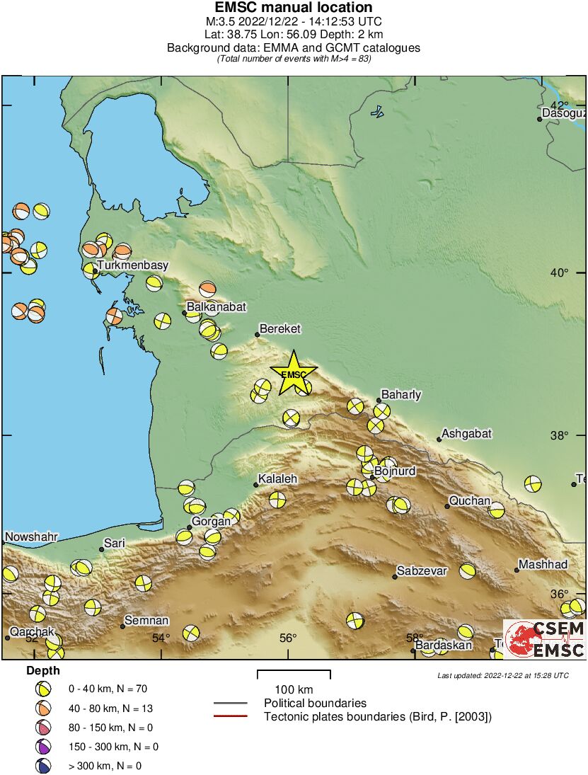 Regional moment Tensor