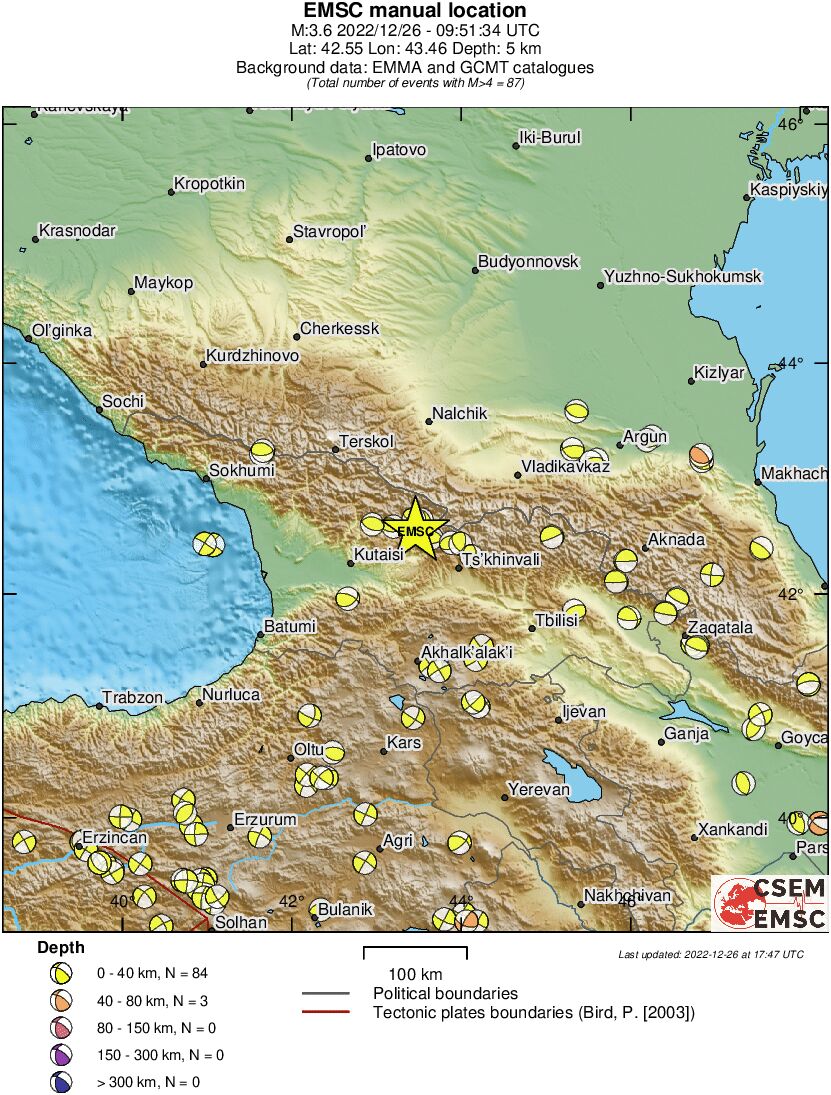 Regional moment Tensor