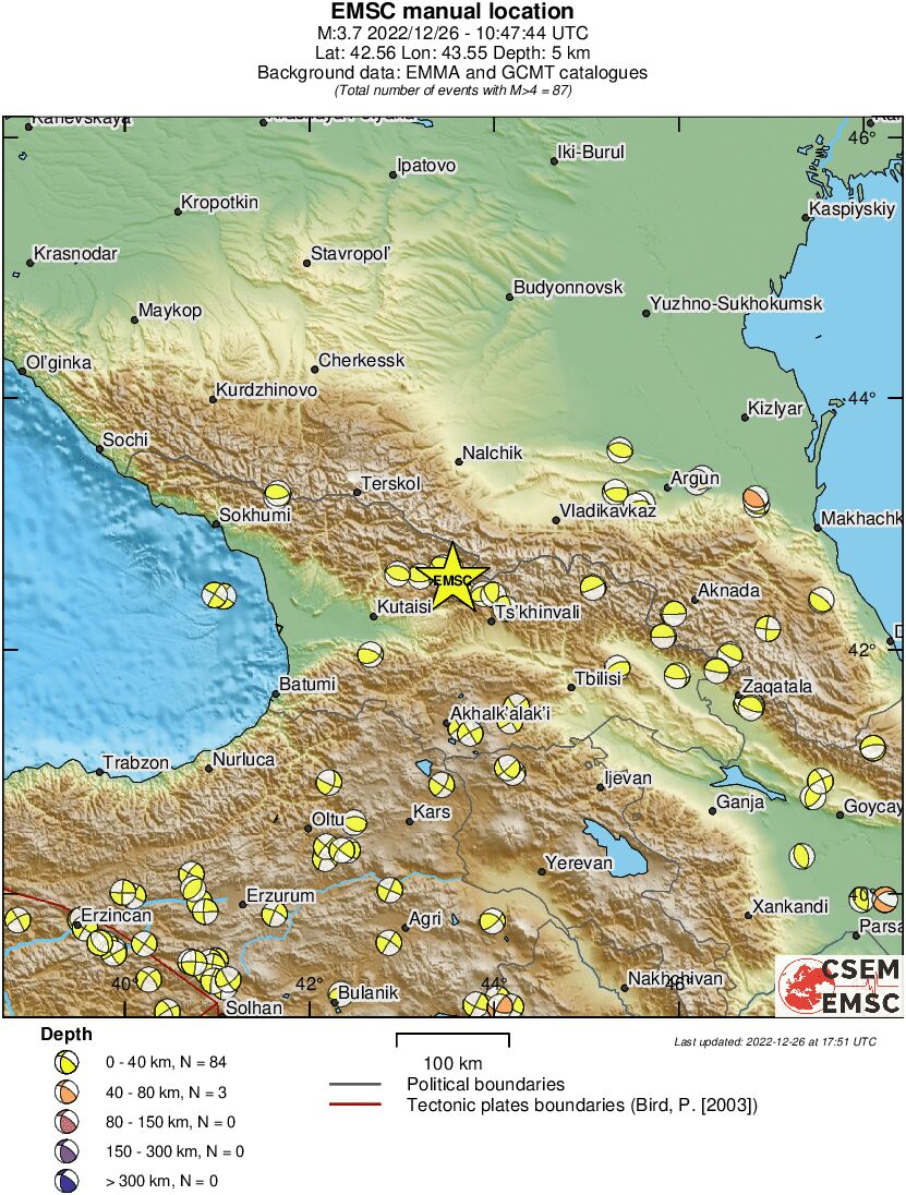 Regional moment Tensor