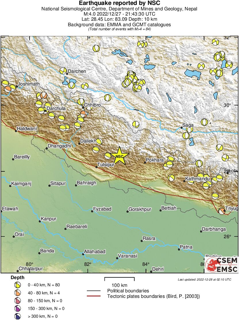 Regional moment Tensor