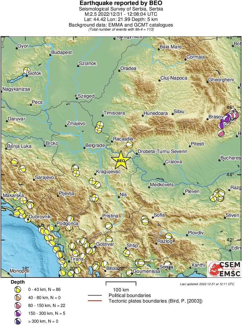 Regional moment Tensor