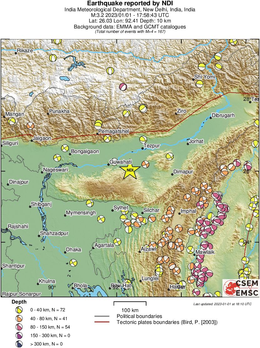 Regional moment Tensor