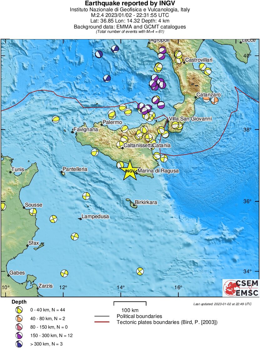 Regional moment Tensor