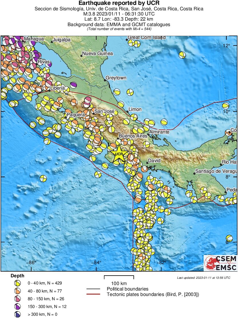 Regional moment Tensor