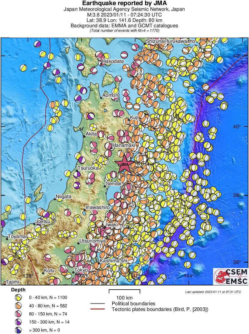 Regional moment Tensor