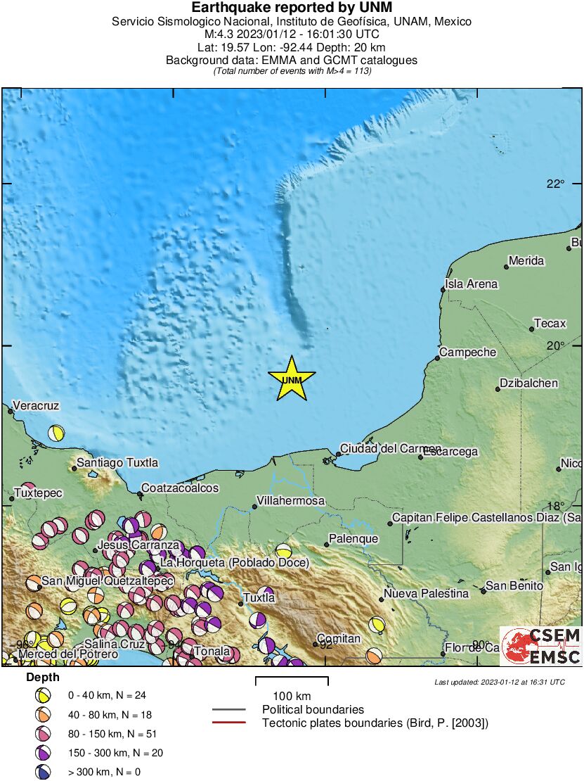 Regional moment Tensor