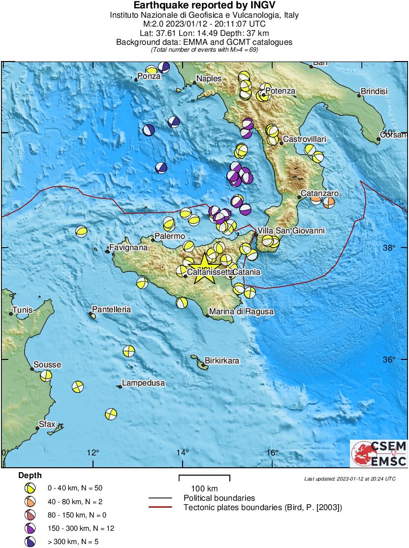 Regional moment Tensor
