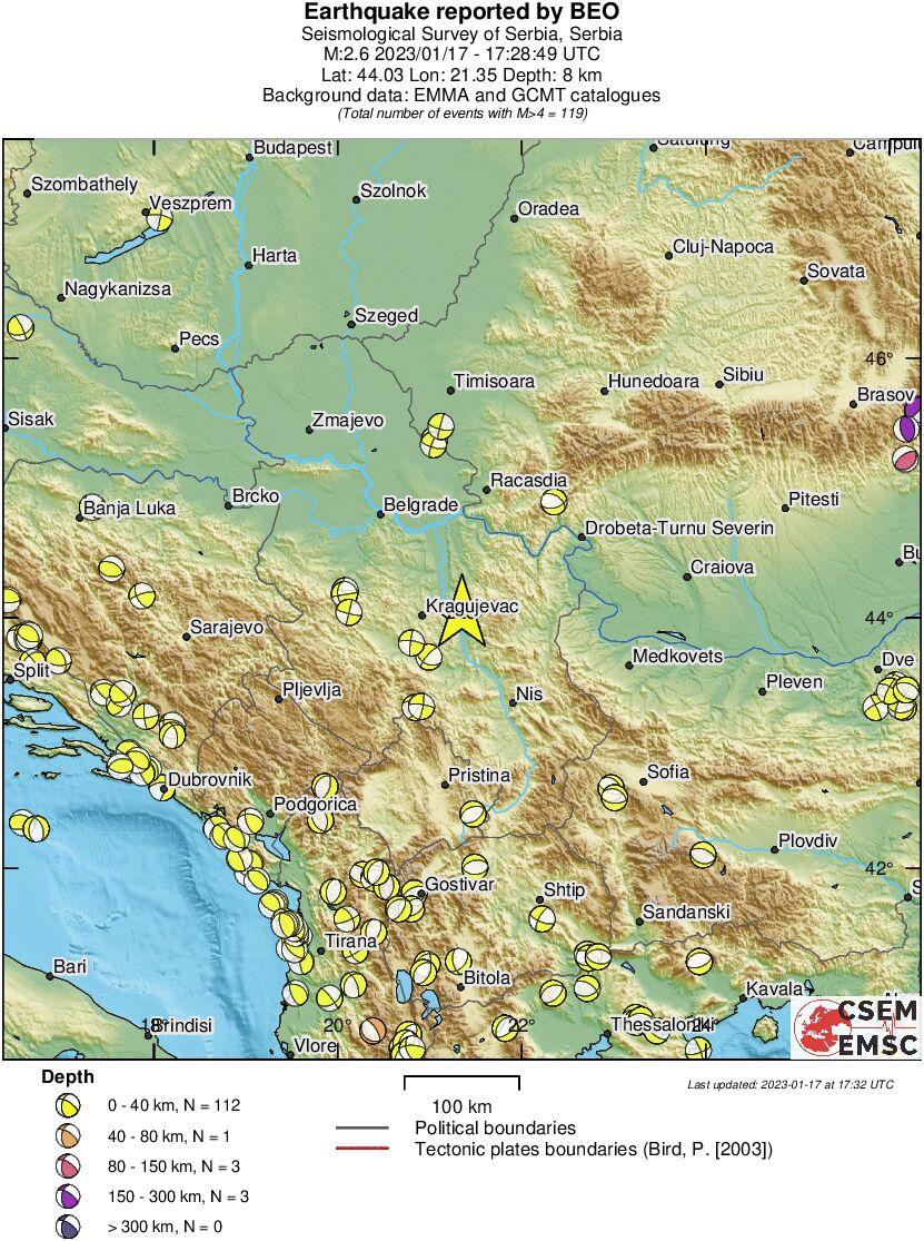 Regional moment Tensor