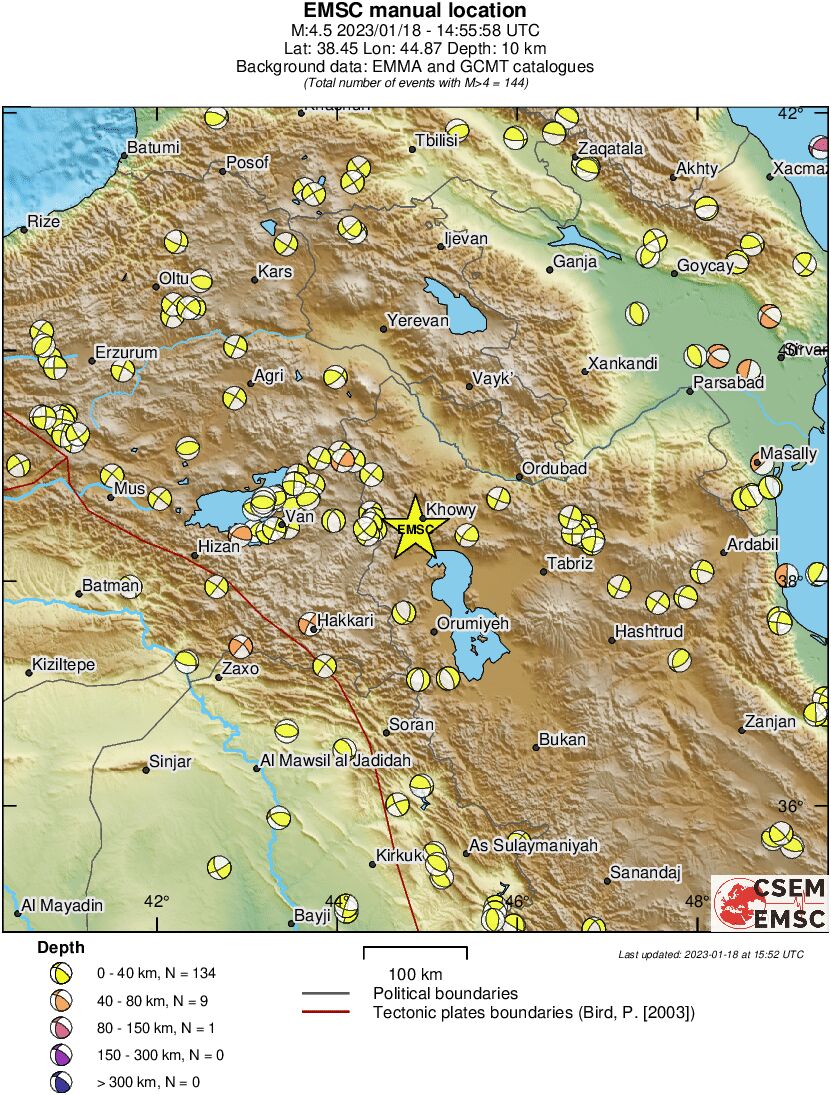 Regional moment Tensor