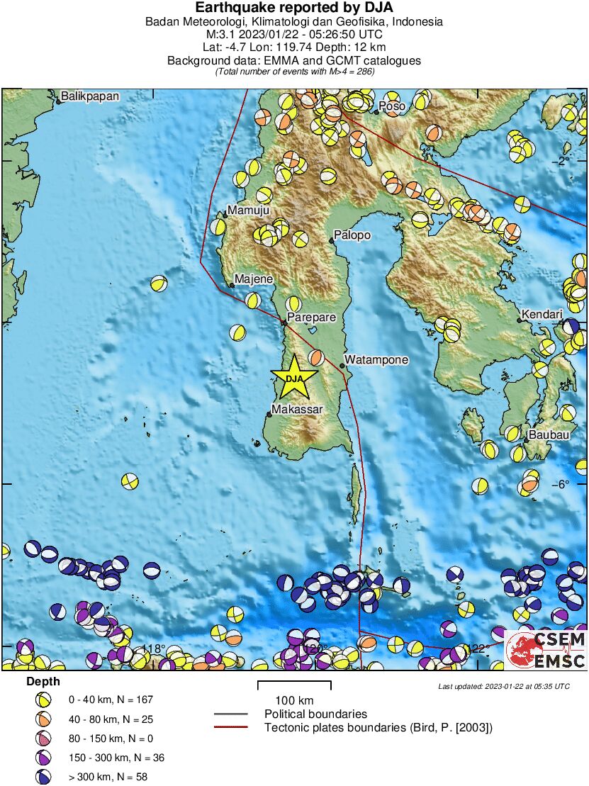 Regional moment Tensor