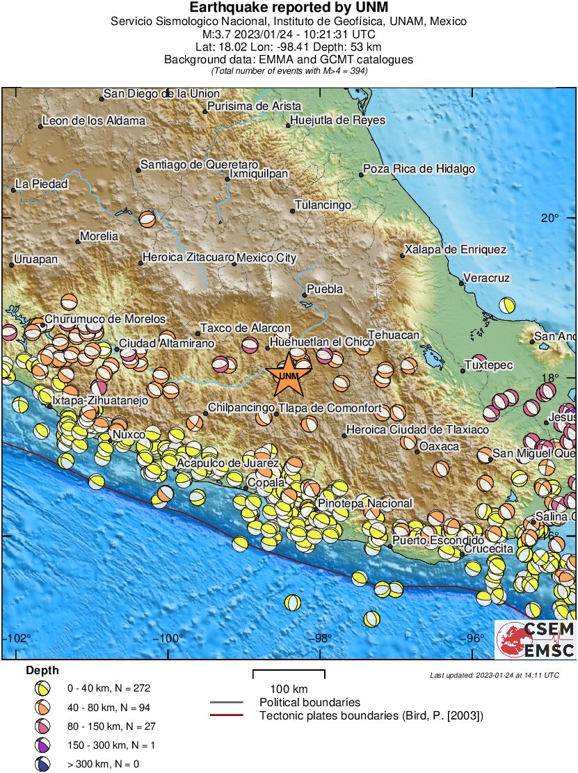 Regional moment Tensor