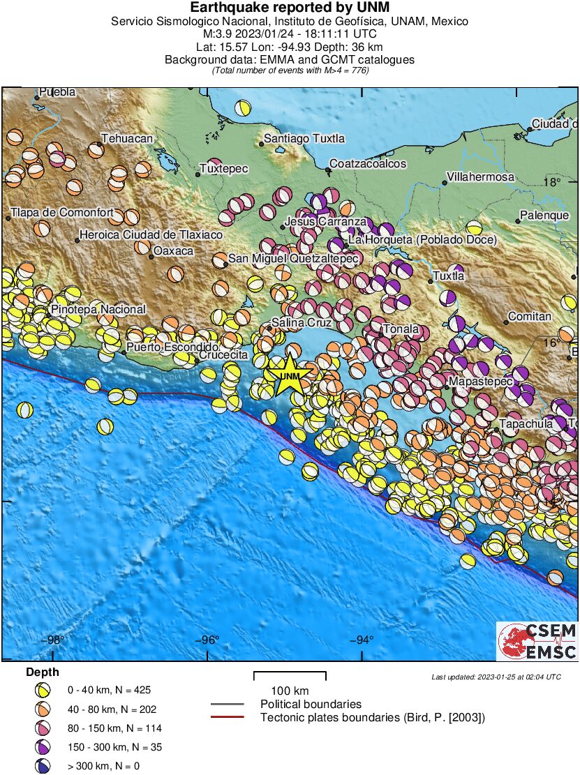 Regional moment Tensor
