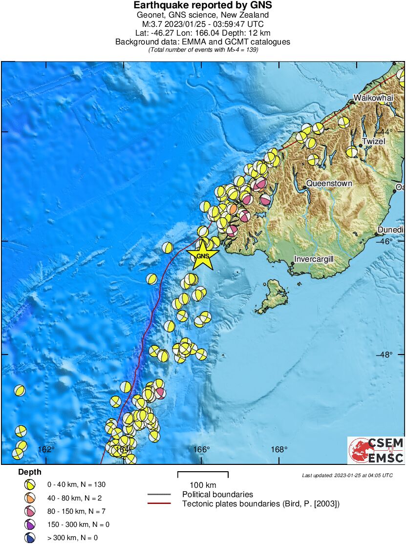 Regional moment Tensor
