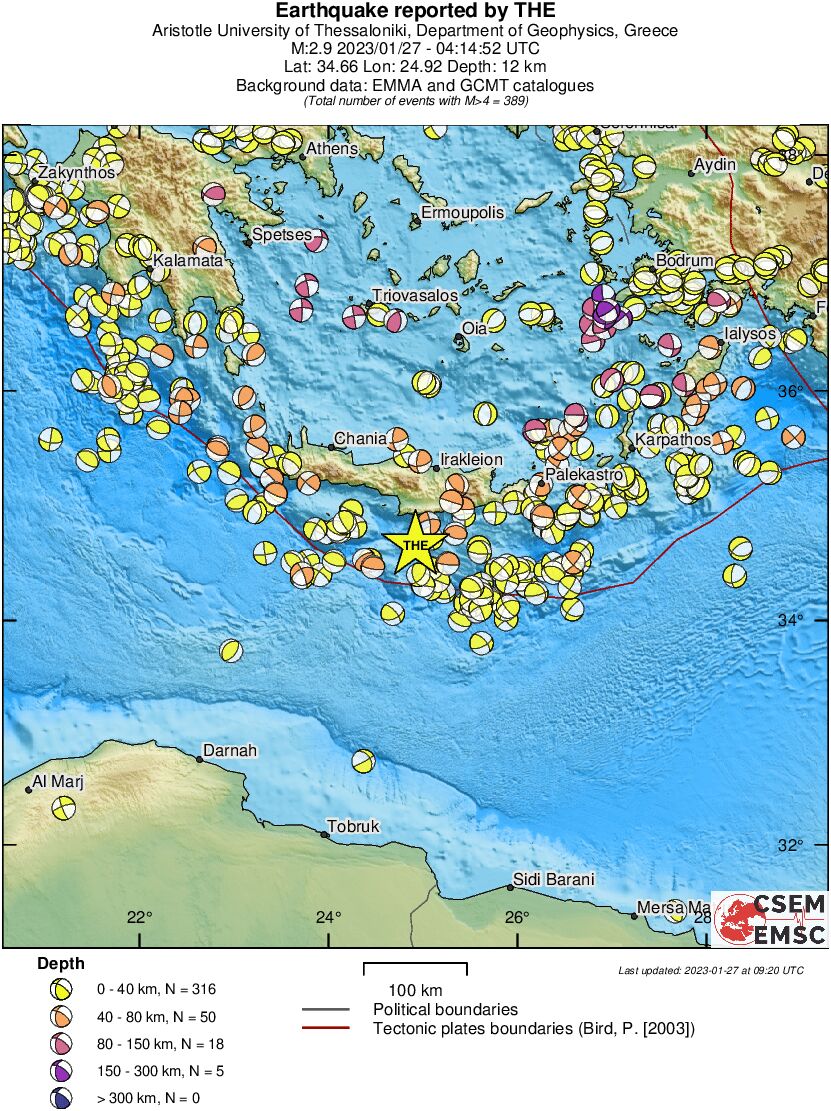 Regional moment Tensor