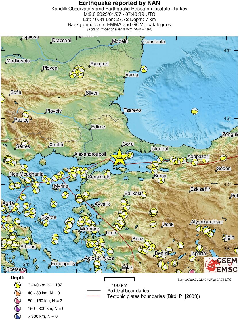 Regional moment Tensor