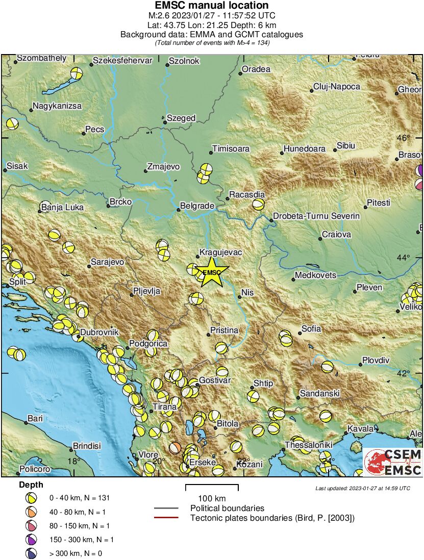 Regional moment Tensor