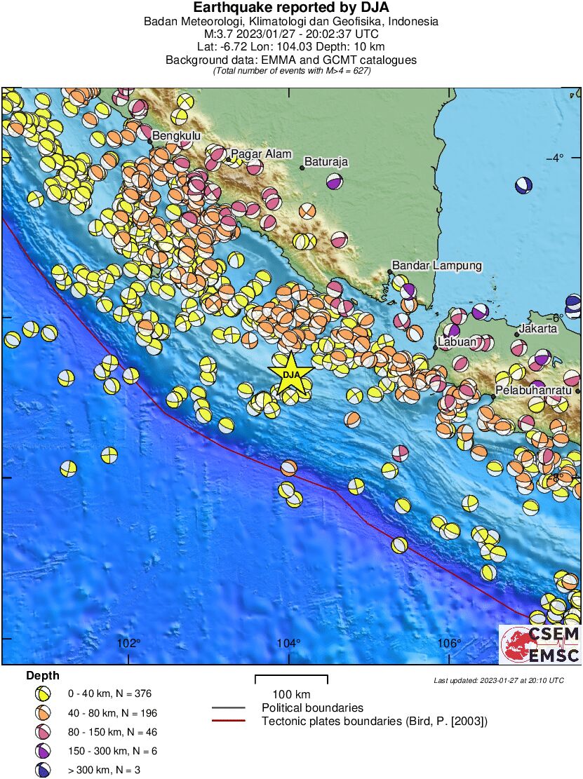 Regional moment Tensor