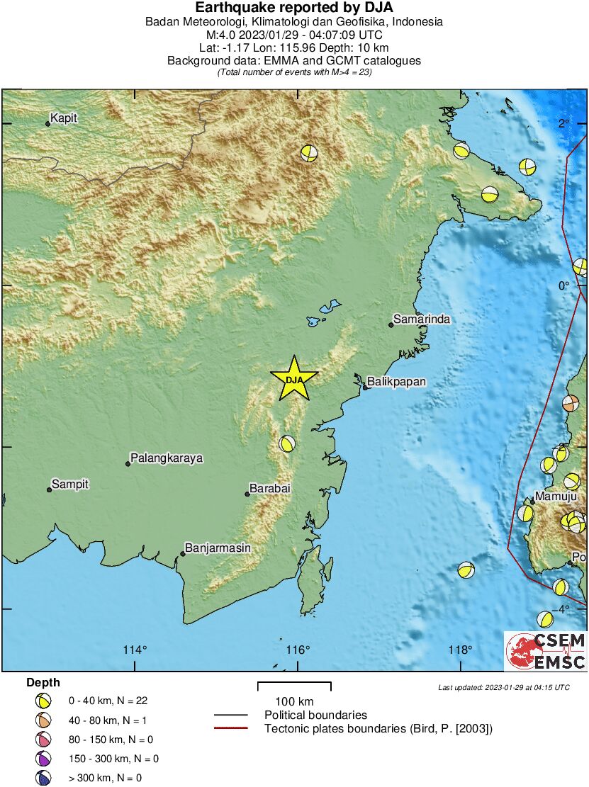 Regional moment Tensor