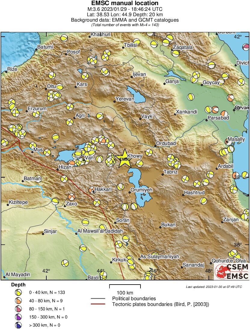 Regional moment Tensor