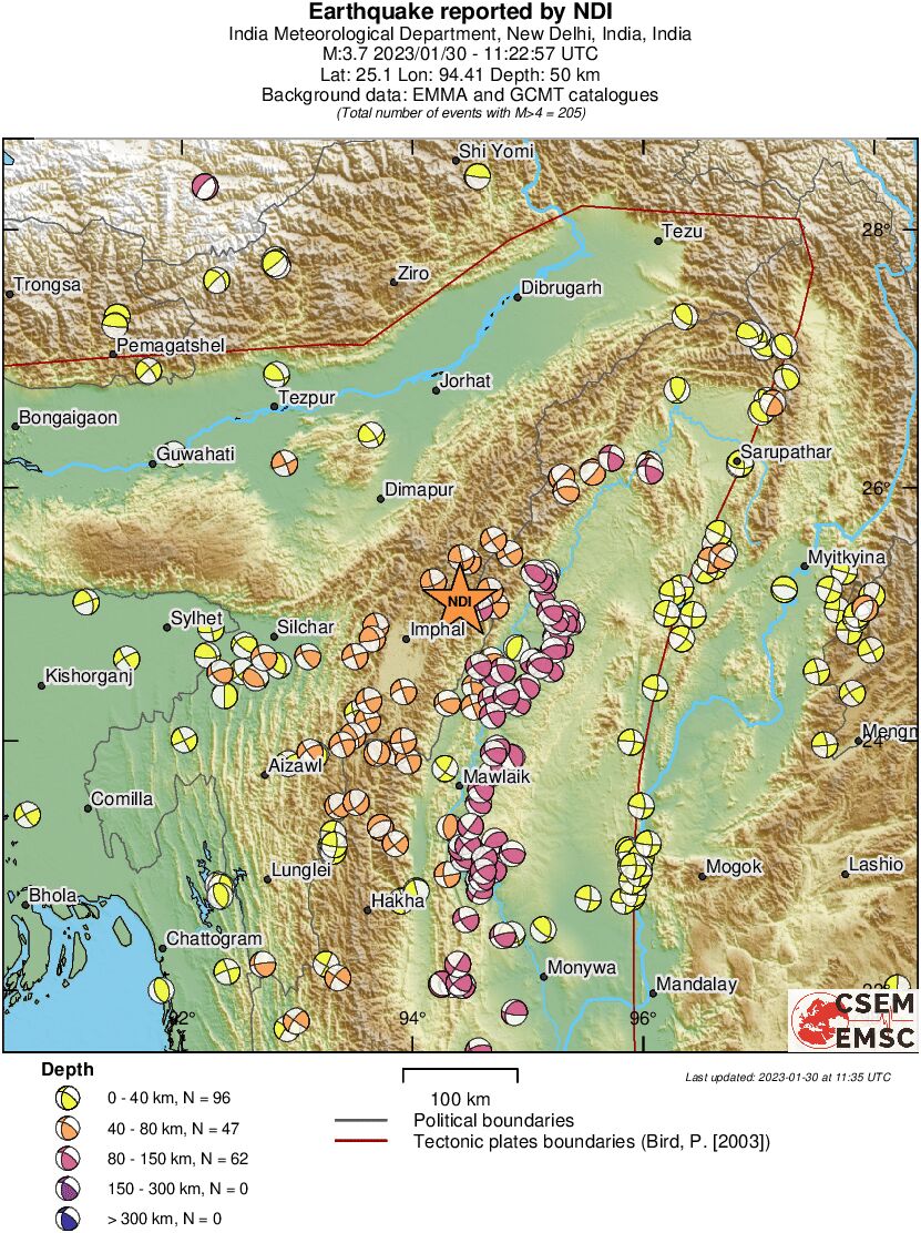 Regional moment Tensor