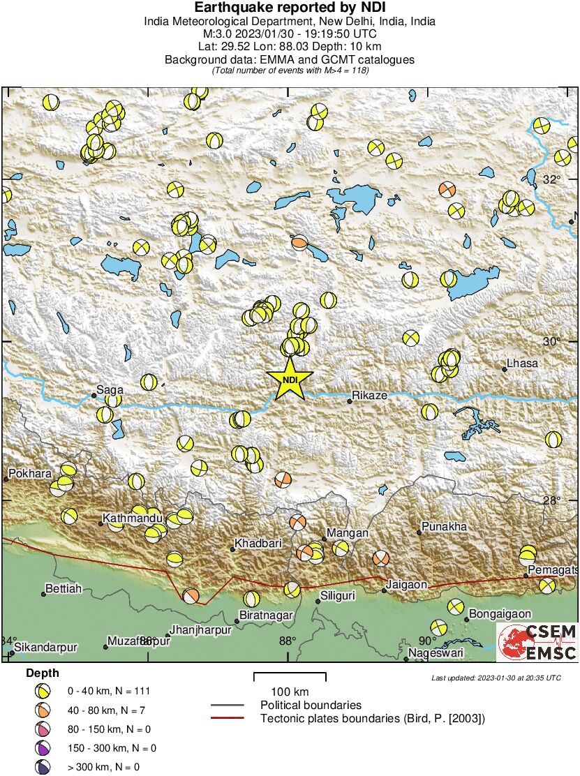 Regional moment Tensor