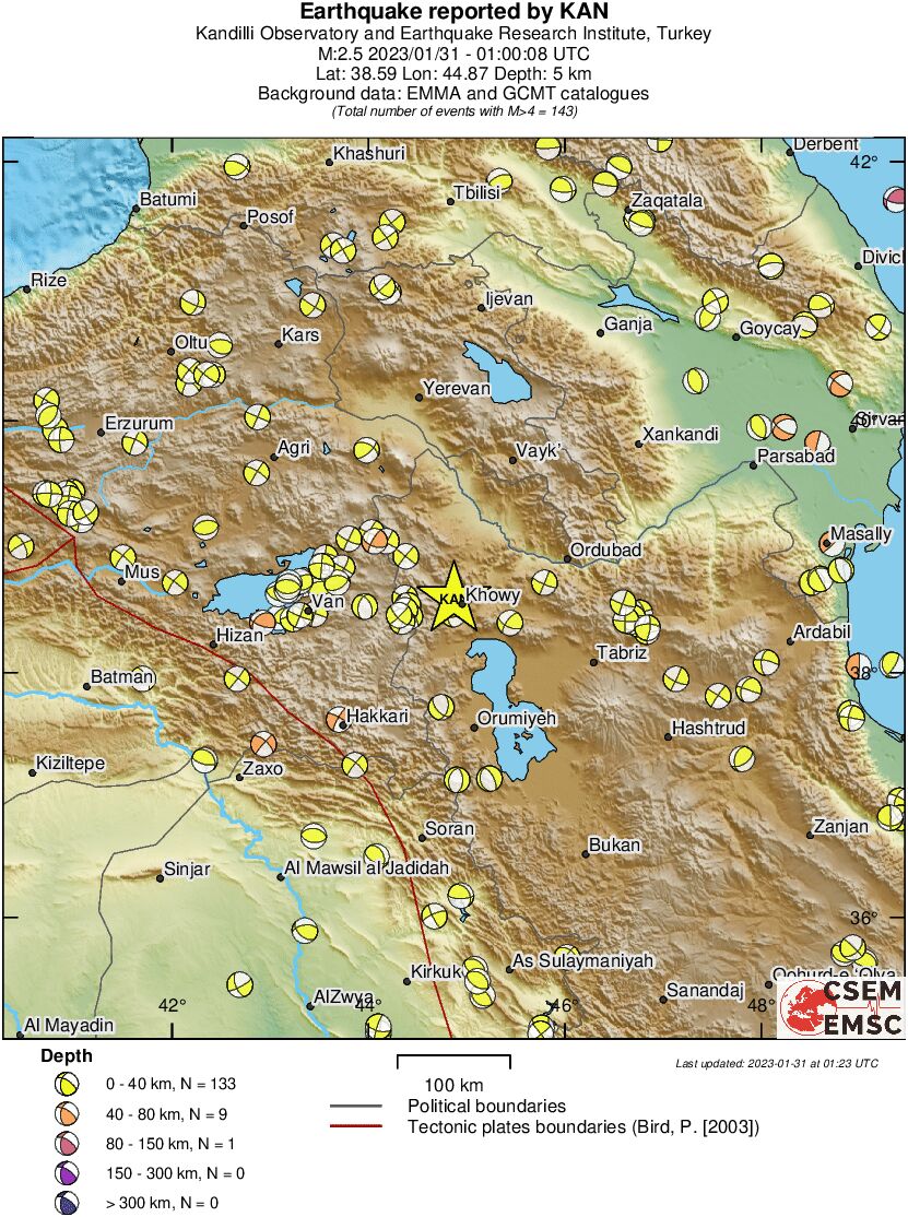 Regional moment Tensor