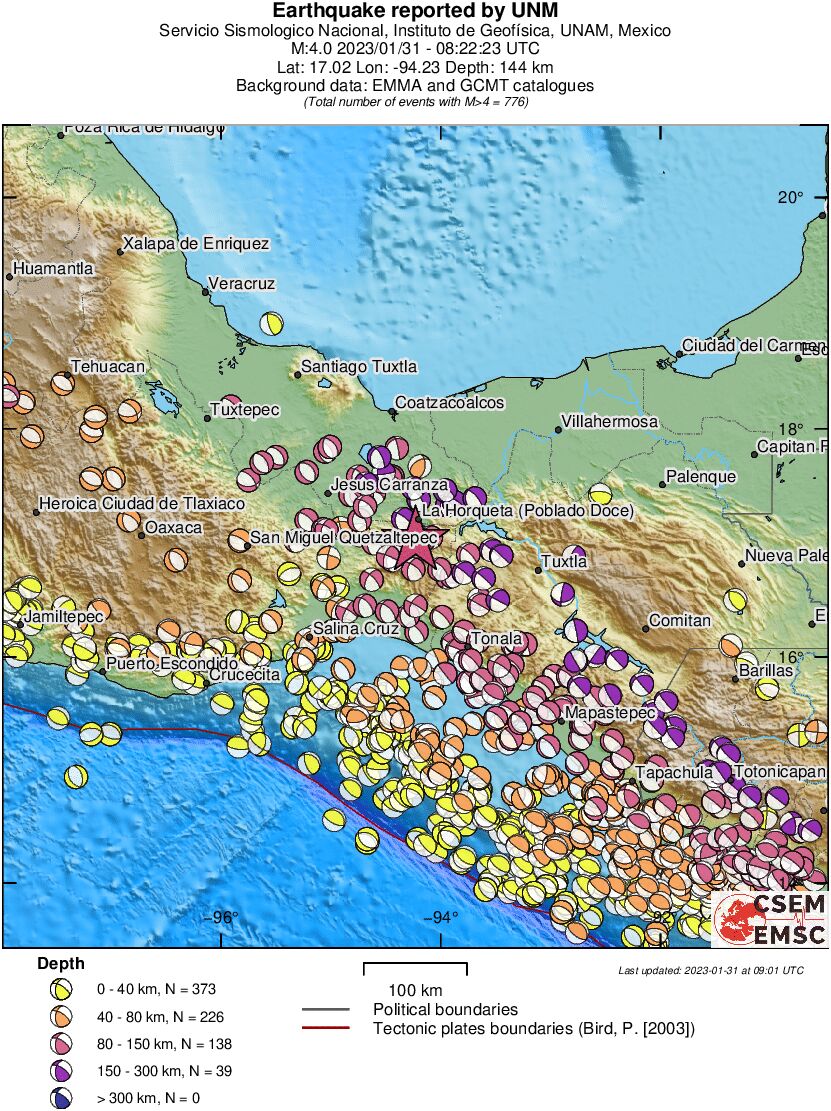 Regional moment Tensor