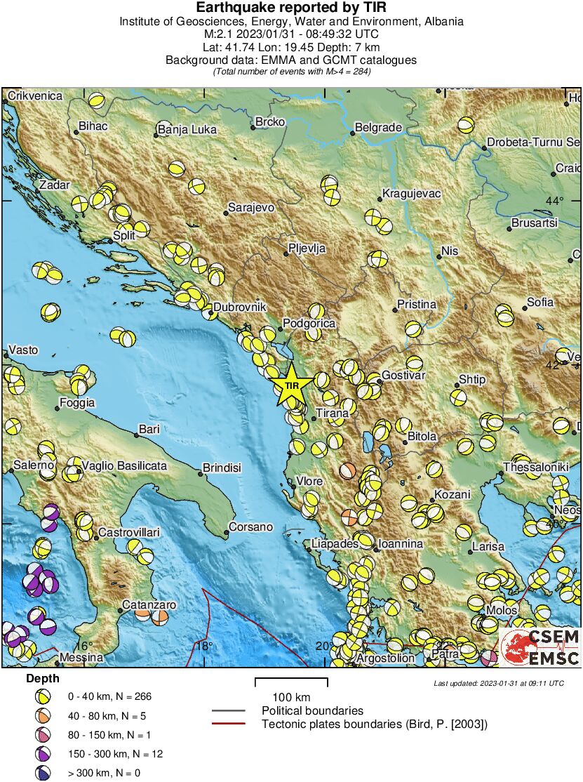 Regional moment Tensor
