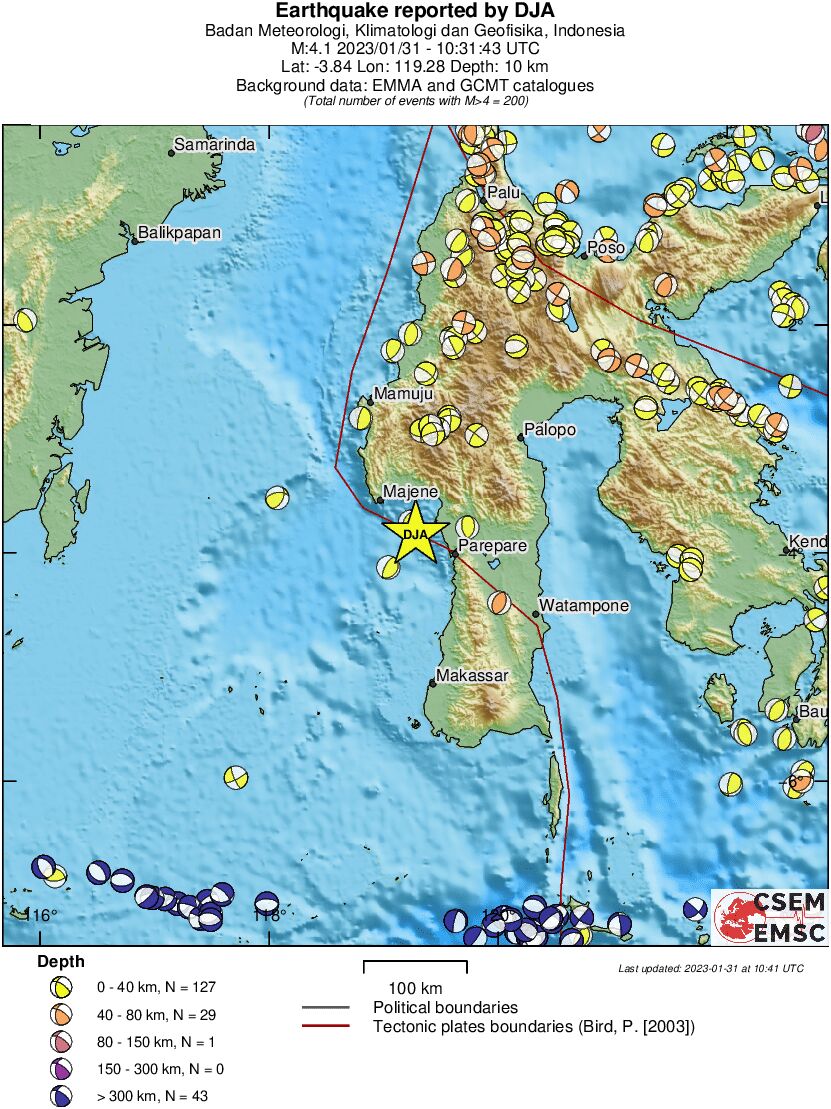Regional moment Tensor