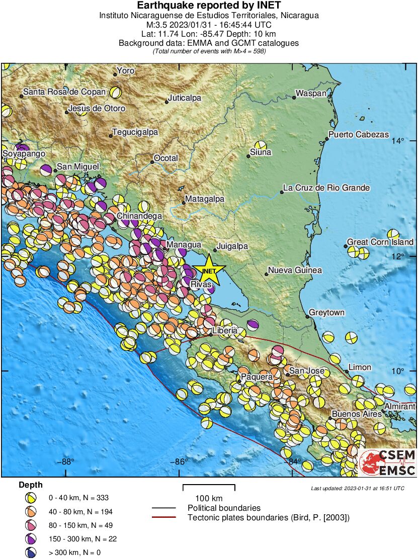 Regional moment Tensor