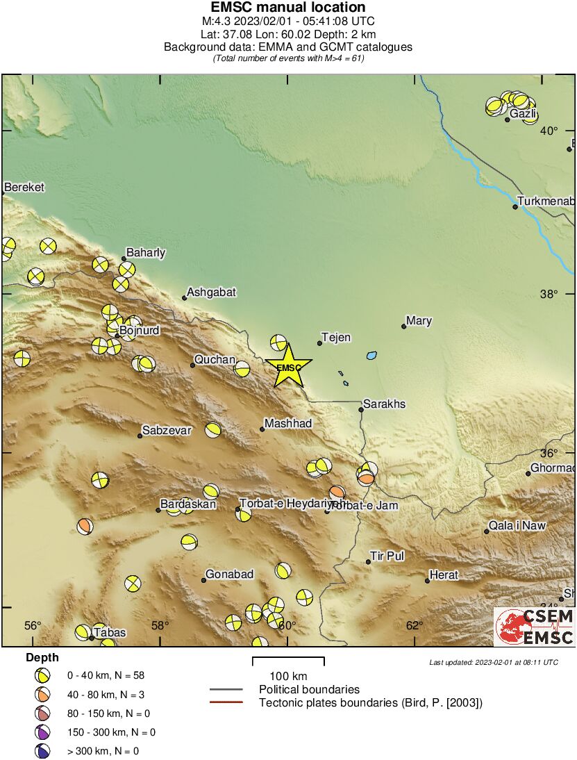 Regional moment Tensor