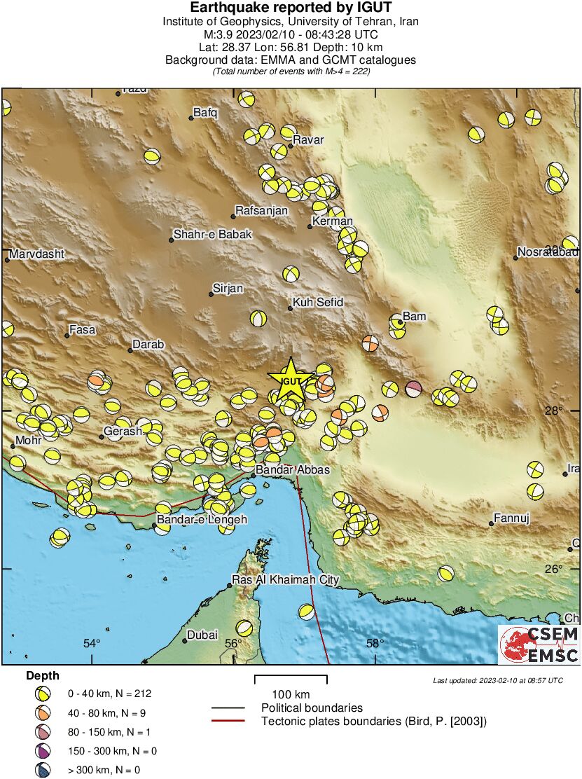 Regional moment Tensor