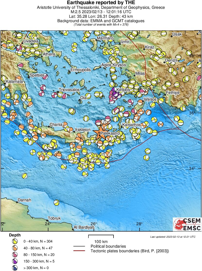 Regional moment Tensor