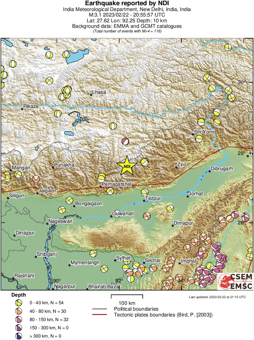 Regional moment Tensor