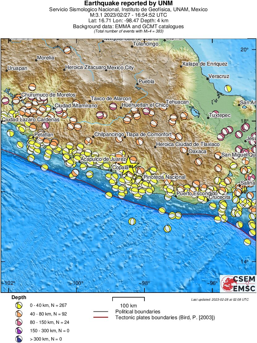 Regional moment Tensor