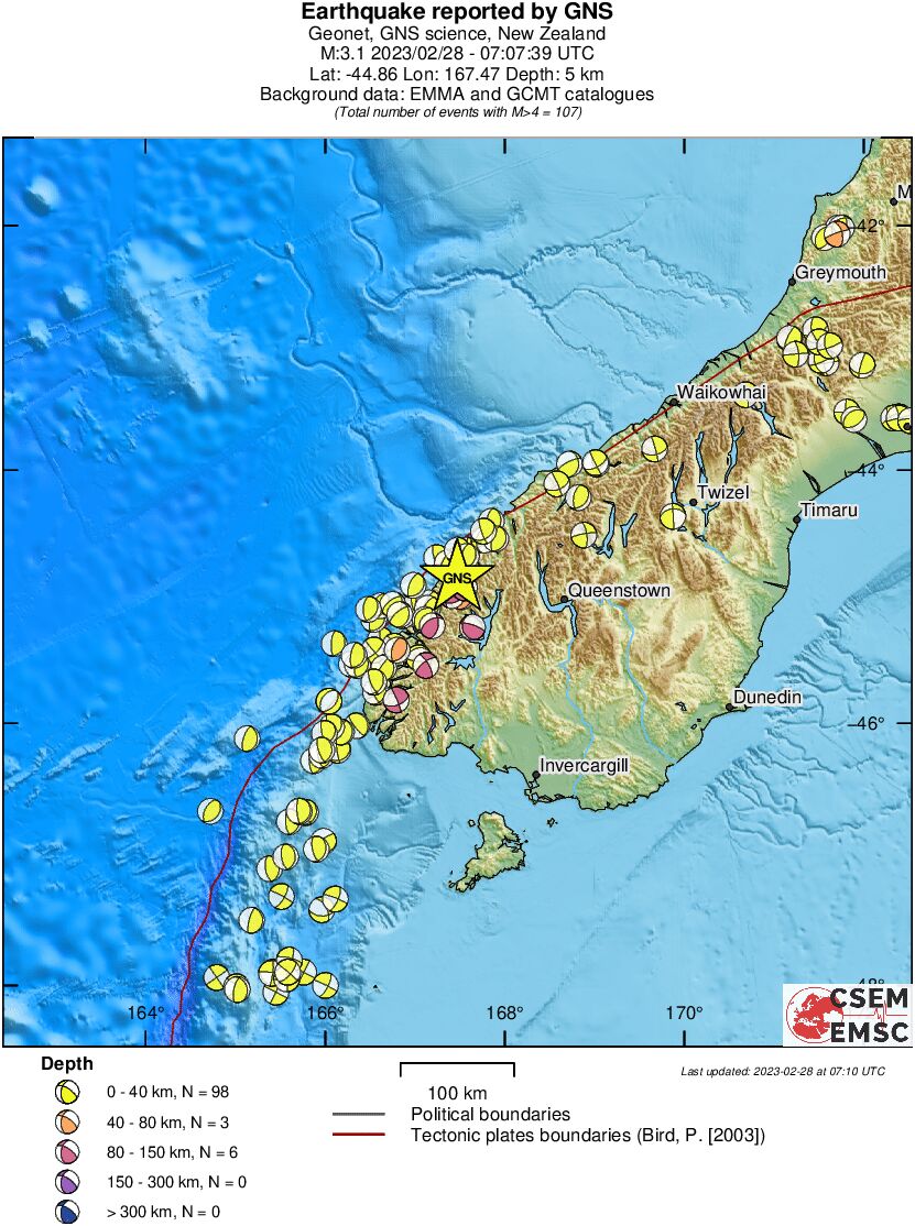 Regional moment Tensor