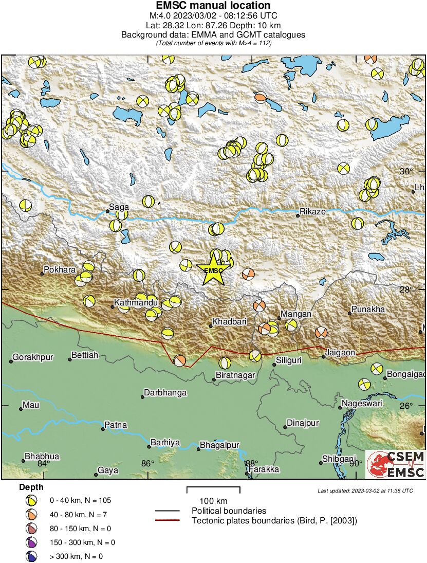 Regional moment Tensor