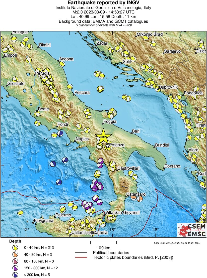 Regional moment Tensor