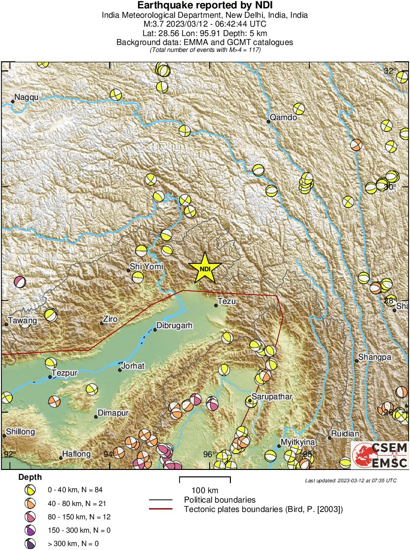Regional moment Tensor