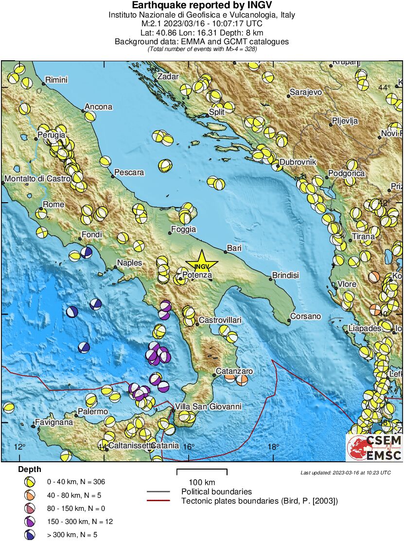 Regional moment Tensor