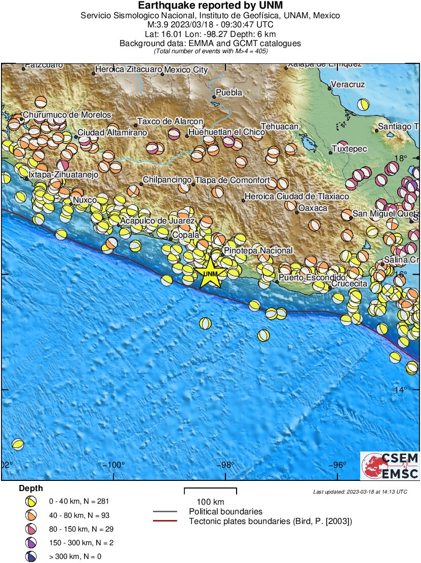 Regional moment Tensor