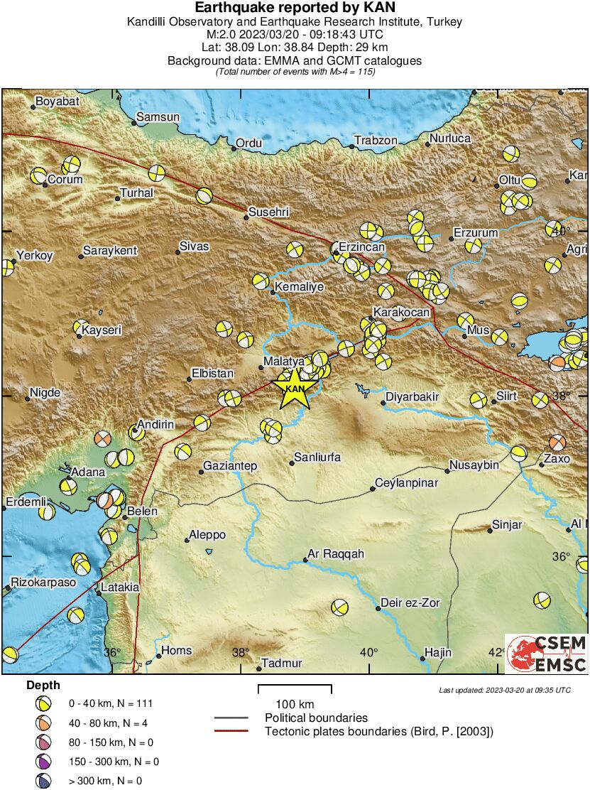 Regional moment Tensor